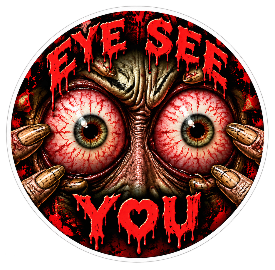 Eye See You surreal eye illustration